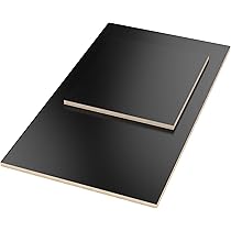 18mm Multiplexplatte Beschichtet - Melamin Schwarz, Beidseitig, Wetterfest, Für Möbel & Bau