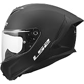 LS2, RAPID III Solid Full Face Motorcycle Helmet Matt Black, M