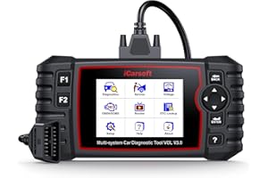 iCarsoft All System OBD2 Diagnostic Scan Tool VOL V3.0 for Volvo, 29 Reset Function Scanner, ABS Bleeding/Injector/Oil/ETC/BMS/EPB/TPMS, Tool Code Reader