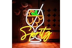 OYCGZV Cocktails Neon Sign Drink LED Neon Sign Wall Bar Neon Sign Drink LED Sign for Beer Bar Cafe Store Party Drink Shop Pub Club Decor Store Business Man Cave Playroom