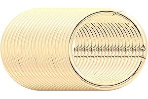 BIKICOCO 1-1/2'' Round Spring Gate O-Ring Clasp Push Snap Hook Belt Hardware Loop, for Handbags, Keys, Light Gold - 20 Pcs