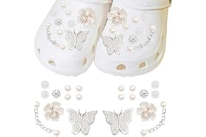 ACZYQWS Crystal Diamond Crocs Charms - Glitter Crocs Shoe Accessories for Adults & Kids