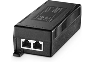 YuLinca Gigabit PoE+ Inyector 60W, 802.3af/at/BT Power Over Ethernet PoE Adapter, 10/100/1000Mbps, Non-PoE to PoE Adapter, Plug & Play, Distancia hasta 100 Metros (328 ft.)