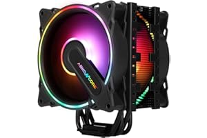 ABKONCORE Ventilador Dual CPU Universal Cool Storm Hurricane Sync ARGB
