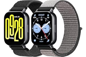 TumCez 22mm Nylon Armband Kompatibel mit Xiaomi Redmi Watch 5 Active/Redmi Watch 5 Lite/Garmin Venu 3/Venu 2/Vivoactive 4/Amazfit Bip 6/Bip 5/Amazfit Balance/GTR 4 Armband für Damen Herren