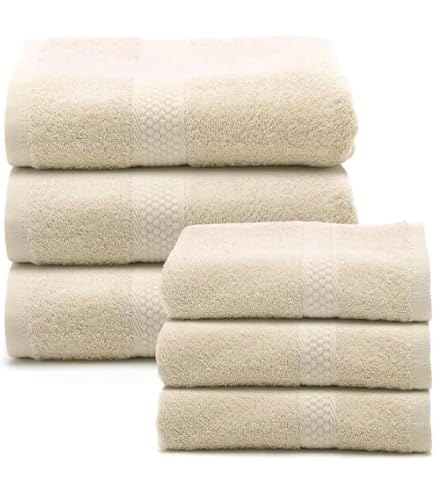 Set De 3 Serviettes De Bain Caleffi - 40x60 Cm - 100% Coton Doux Et Absorbant - Pour Visage, Corps Ou Invités