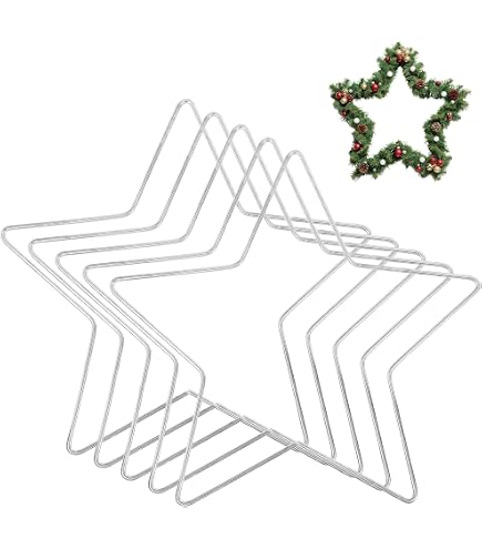 Decorazione dell'albero di Natale 2025 Oro Argento Stelle Ghirlanda di filo 7,5 metri Tinsel Stella Rattan Decorazioni per albero di Natale Glter per matrimonio  15