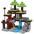 Jada TOYS 253265006 Minecraft Nano Scene Overland Including Two 4 cm Figures and Accessories, + 8 Years