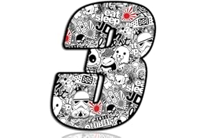 Biomar Labs® 1 x winylowa naklejka DC zawijanie bomby auto Moto Motocross Motosport start wyścig numer 3 wyścig rajdowy samochód rower motocykl Tuning N 343