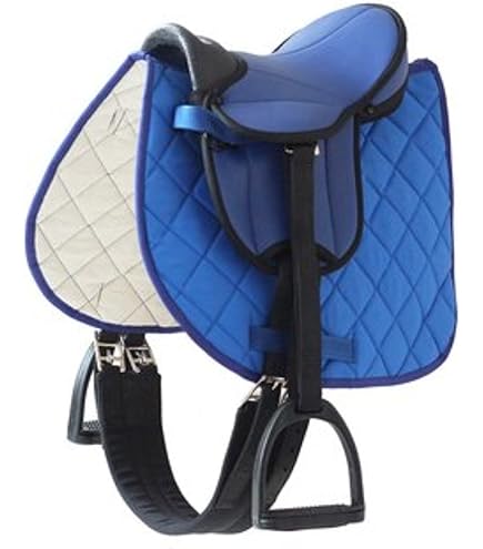 Set Sella My Little Pony Per Bambini - Completo Di Coprisella, Cinghia E Staffe Per Cavalli Shetty