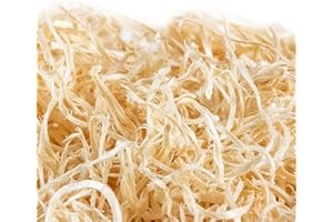 Sukh Basket Grass Aspen Shavings - 5OZ Basket Filler Aspen Wood Shavings Chips Moss for Crafts Excelsior Shredded Wood Fiber Raffia Grass Easter Basket Straw Hay for Decoration for Crafts Gift Filler