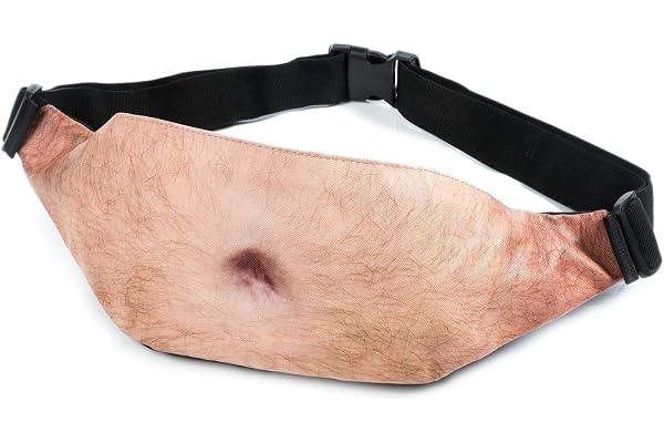 GOODS+GADGETS® Ölmage Midjeväska - Rolig Festväska med Dragkedja