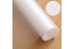 Azexcy Tappetino per Cassetti Antiscivolo, Rivestimento Cassetti, Tappetini Non-Adesivo per Proteggere Armadietti Cassetti Tavoloe Frigorifero Ripiani, 30 * 300cm