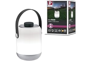Paulmann 94210 Outdoor LED oprawa akumulatorowa Clutch w kompl. ściemn. 1x1,6 W światło mobilne szara lampa akumulatorowa tw. szt. bezprzewod. 3000 K
