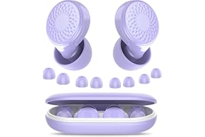 TAOPODO Bouchon D'oreille Pour Dormir -45dB, 2025 Nouveau Bouchon D'oreille Anti Bruit, Doux, Léger Et Réutilisable, 3 Tailles (S/M/L), Boule Quies Pour Dormir, Voyager, Se Concentrer, Concerts (Blanc)