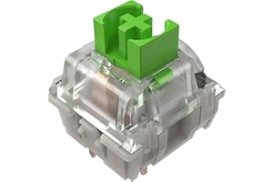 Razer Pack de Switches Mécaniques - Switches Verts Clicky (3e Gén, Logement de switch transparent avec lentille LED, Jusqu'à 100 millions de frappes, Connecteurs à 3 broches polyvalents)