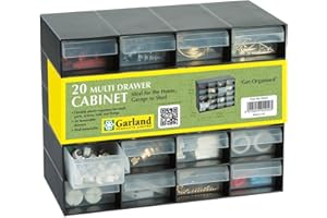 GARLAND 20 Multi Drawer Plastic Storage Cabinet for Home Garage or Shed