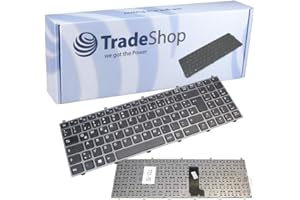 ‎TRADE-SHOP Trade-Shop Original Laptop Tastatur für Clevo W650 Serie ersetzt 6-80-W6500-070-1, 6-80-W65S3-190-1, MP-12N76D0-430, MP-12N76CH-430, MP-12N7600-4305