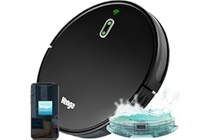Venga! Odkurzacz robotyczny z mopem, nawigacja żyroskopowa, współpracuje z aplikacją, VG RVC 3001 BK, czarny