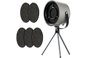 Yolispa Mini Portable Range Hood with 3 Wind Speeds, Desktop Cooker Hood Extractor Fan for Home Kitchen, Fondue Hot Pot BBQ (Black Grey)