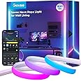 Govee RGBIC Neon LED Strip Light for Skirting Board, 5M Neon Rope Light for Wall Lines & Corners, Work with Matter, LED Rope for Living Room, Corridor