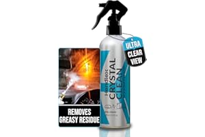 Hendlex Special Formula Cleaner For Smoke Residue, Crystal Clean Grease Cleaner for Car Windshield, Heavy Duty, Removes All Residue, Streak Free Finish 200ml