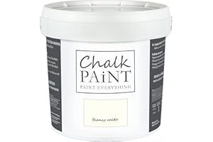 CHALK PAINT PAINT EVERYTHING Chalk Paint Everything® – Pintura tiza Bianco Caldo vuelva a dar color fácilmente todo tipo de material sin lijar (5 Litros)