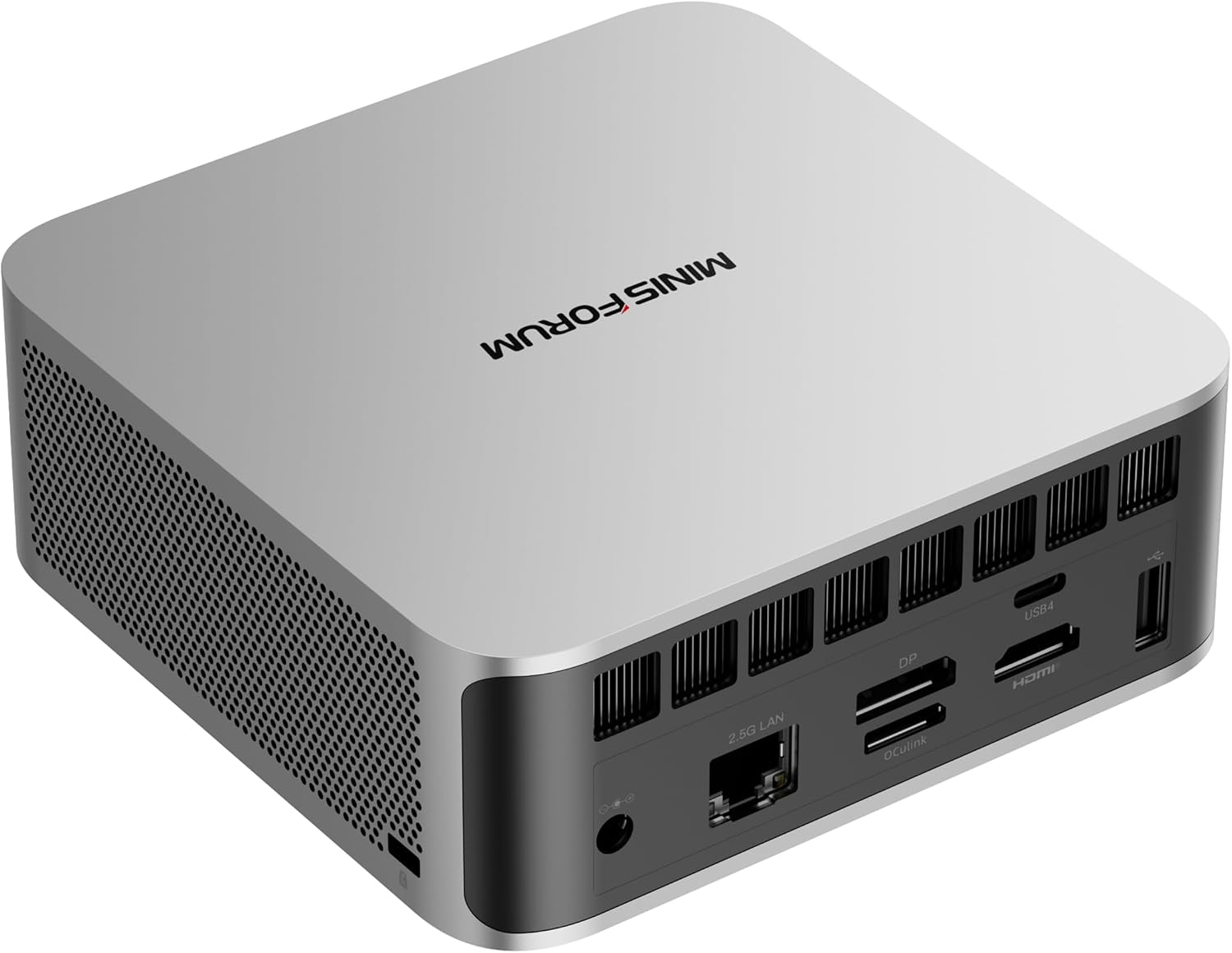 MINISFORUM AI X1-255 Mini PC, AMD Ryzen 7 255 (8C / 16T, hasta 4.9 GHz), HDMI/DP / USB4 (4K @ 120Hz), USBA X 3, 2.5G LAN, Wi-Fi 7 / BT5.4,Oculink Support (no SSD/RAM)