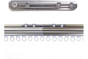 DALINA TEXTIL S.L DALINA TEXTIL - 2 Uniones de Riel de Cortina Corredera - Acesorios para Rile de Cortina