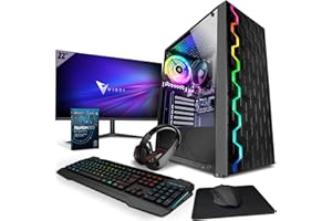 Vibox VI-40 PC Gamer - 22" Pack Monitor - AMD Ryzen 3200GE Procesador 4GHz - Radeon Vega 8 Gráficoss - 8GB RAM - 480GB SSD - Windows 11 - WiFi