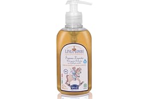 Helan, Linea Bimbi Bio, Jabón de Manos Líquido, Jabón Facial y Corporal con Dosificador, Perfumado y Delicado - Detergente Bebé de Origen Vegetal - Jabon con Caléndula y Manzanilla - 300 ml