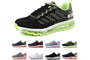 huysfika Womens Mens Trainers Gym Running Shoes Fashion Fitness Mesh Sneakers Casual Outdoor Walking Shoes, Size 3.5-10 UK