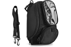 ‎YOSOO HEALTH GEAR Yosoo Health Gear Motorrad-Tankrucksack, Motorradtasche, Magnetischer Motorrad-Tankrucksack mit Mehreren Taschen, wasserdichte Motorrad-Gepäcktaschen