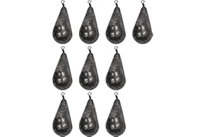 FILSTAR PRO 10 Stück 30g Tropfenblei Birnenblei Grundblei mit Wirbel