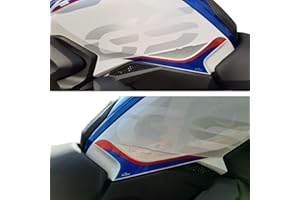 ‎RESIN BIKE Resin Bike Aufkleber für Motorrad Kompatibel mit BMW R 1250 GS 2019 HP. Knie-Protektoren vor Stößen und Kratzern. 3D-Harzklebstoff – Stickers - Made in Italy