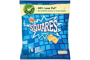 Walkers Squares - Salt & Vinegar (6x25g)