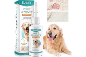 Zoxpm Traitement anti-verrues pour chien - 20 ml - Élimine rapidement les verrues des chiens, les étiquettes cutanées, les cors, les callosités et les papillomes - Élimine les verrues indolore