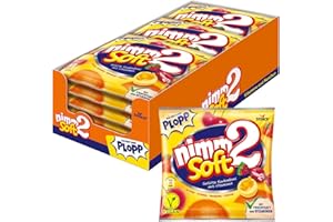 ‎NIMM2 nimm2 Soft – 15 x 116g – Gefüllte Kaubonbons in vier Sorten mit Fruchtsaft und Vitaminen