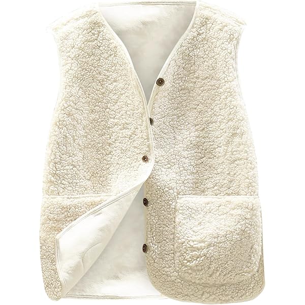 Joligiao Gilet En Molleton Polaire Femme Doux Manteaux Sans