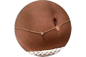 TINGN 1-3PCS 18K Gold Plated Waist Chains for Women - Gold Layered Belly Body Chain for The Waist Adjustable Multilayer Sexy Bikini Waist Chain for Women Dainty Beach Waist Jewelry for Women