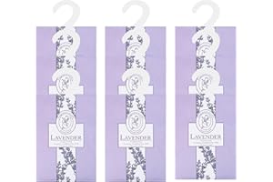 GOPERFUMME 9pcs Profuma Armadio Vestiti, Profumatori Armadio e Cassetti, Profumo Aromi Sacchetti Lavanda Profumati per Armadio Cassetti Armadietti, Profumatore Auto, Scarpiera Deodorante Armadio (9lavanda)