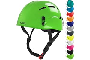 ALPIDEX Universal Climbing Helmet for Teenagers and Adults EN12492 Safety Helmet in