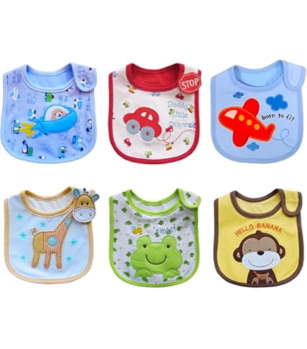 Babyslabbetjes, waterdicht, wasbaar, algemene meisjesjongen kwijlen en bijtringen sjaal slabbetje knop, U-vorm, 30*20cm