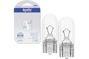 Superlite Set de 2 Bombillas Halógenas Auxiliares W5W 12V. Para Luces Interiores, Posición, Matrícula, etc. de la Gama Night Vision. Homologación E1 R37/03 y Certificación RoHs y CE