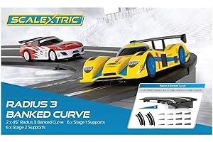 Scalextric C8297 Banked Curve Radius 3 45 stopni 1:32 Skala Akcesoria