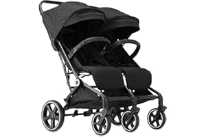 Deryan XP X2 Pushchair - 2 in 1 Pram & Buggy - Birth to 4 Years - Max Load 22 kg - Compact & Foldable - Grey