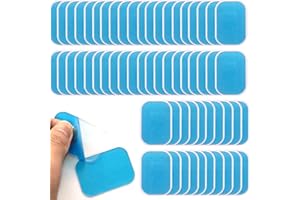 Ksvaye 60 Piezas EMS Gel Pads para Electroestimulador Muscular, Gel Pads para ABS Estimulador Muscular Hojas de Repuesto Gel Pad para Abdominales Electroestimulacion Gluteos Trainer Accesorios
