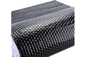 Pamatio Sound Deadening Mat, 80 mil (2 mm) 21 sqft (2 sqm) - Butyl Automotive Sound Deadener Roll, Car & Van Soundproofing, Noise Insulation and Dampening (Black)