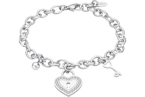 LOTUS STYLE Pulsera LS2188-2/1 Bliss Acero inoxidable 316l Corazón 210.00 mm Mujer