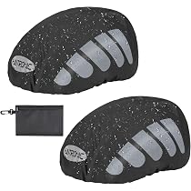Housse De Protection Imperméable Pour Casque De Vélo - Bandes Réfléchissantes, Tissu Oxford, Élastique Réglable - Lot De 1 - 8